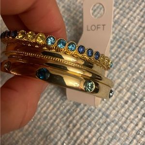 LOFT SET BRACELET 4 ITEM NEVER USED